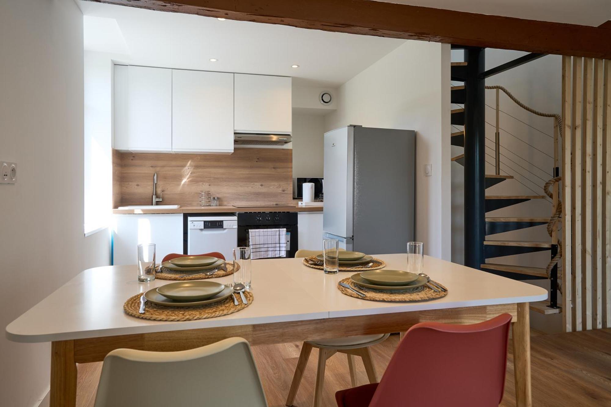 شقة Le Rempart Harmonieux - Triplex Au Pied De La Cite قرقشونه المظهر الخارجي الصورة